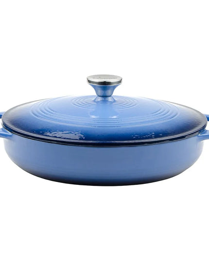 Nồi Gang Tráng Men Có Nắp Lodge EC3CC33 3.4 l - Màu Caribbean