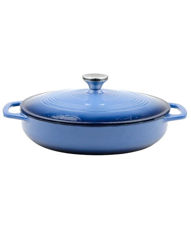 Nồi Gang Tráng Men Có Nắp Lodge EC3CC33 3.4 l - Màu Caribbean