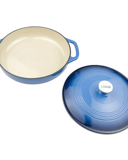 Nồi Gang Tráng Men Có Nắp Lodge EC3CC33 3.4 l - Màu Caribbean
