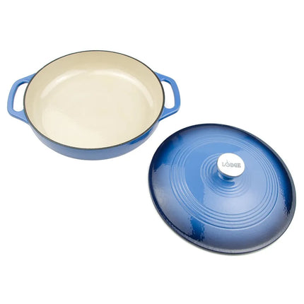 Nồi Gang Tráng Men Có Nắp Lodge EC3CC33 3.4 l - Màu Caribbean