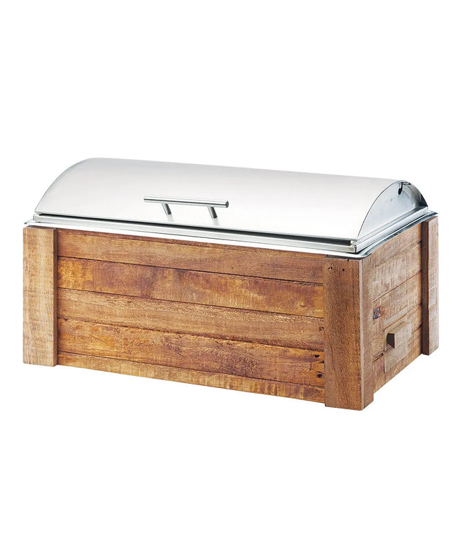 Nồi Hâm Nóng Buffet Cal-Mil 3429-99 Cỡ Đầy Đủ Nắp Trượt & Đốt Cồn