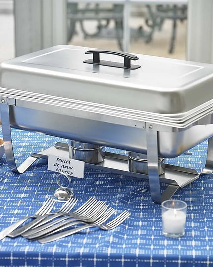 Nồi Hâm Nóng Buffet Sterno 7.6 lít Nắp Tháo Rời & Đốt Cồn (70153)