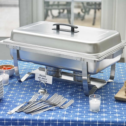 Nồi Hâm Nóng Buffet Sterno 7.6 lít Nắp Tháo Rời & Đốt Cồn (70153)
