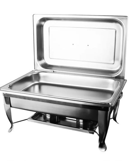Nồi Hâm Nóng Buffet Thunder Group SLRCF005 Cỡ Đầy Đủ Nắp Tháo Rời & Đốt Cồn