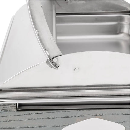 Nồi Hâm Nóng Chữ Nhật Cal-Mil 3828-83 Có Nắp 55.9 x 35.6 x 34.3 cm Xám