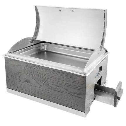 Nồi Hâm Nóng Chữ Nhật Cal-Mil 3828-83 Có Nắp 55.9 x 35.6 x 34.3 cm Xám