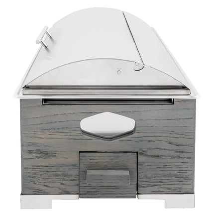 Nồi Hâm Nóng Chữ Nhật Cal-Mil 3828-83 Có Nắp 55.9 x 35.6 x 34.3 cm Xám