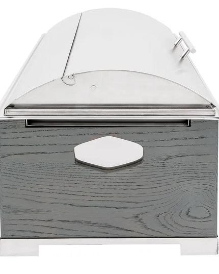 Nồi Hâm Nóng Chữ Nhật Cal-Mil 3828-83 Có Nắp 55.9 x 35.6 x 34.3 cm Xám