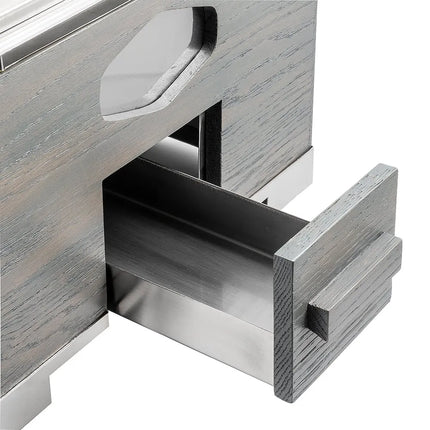 Nồi Hâm Nóng Chữ Nhật Cal-Mil 3828-83 Có Nắp 55.9 x 35.6 x 34.3 cm Xám