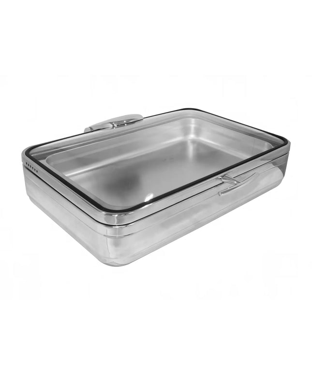 Nồi Hâm Nóng Chữ Nhật Cảm Ứng Từ Spring USA 2571-6/11 9.5 lít Nắp Kính Tháo Rời Inox