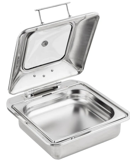 Nồi Hâm Nóng Thức Ăn 2/3 Khổ Tablecraft CW40163 Nắp Bản Lề Cảm Ứng Từ