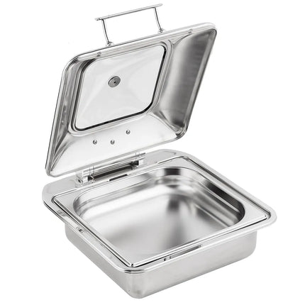 Nồi Hâm Nóng Thức Ăn 2/3 Khổ Tablecraft CW40163 Nắp Bản Lề Cảm Ứng Từ