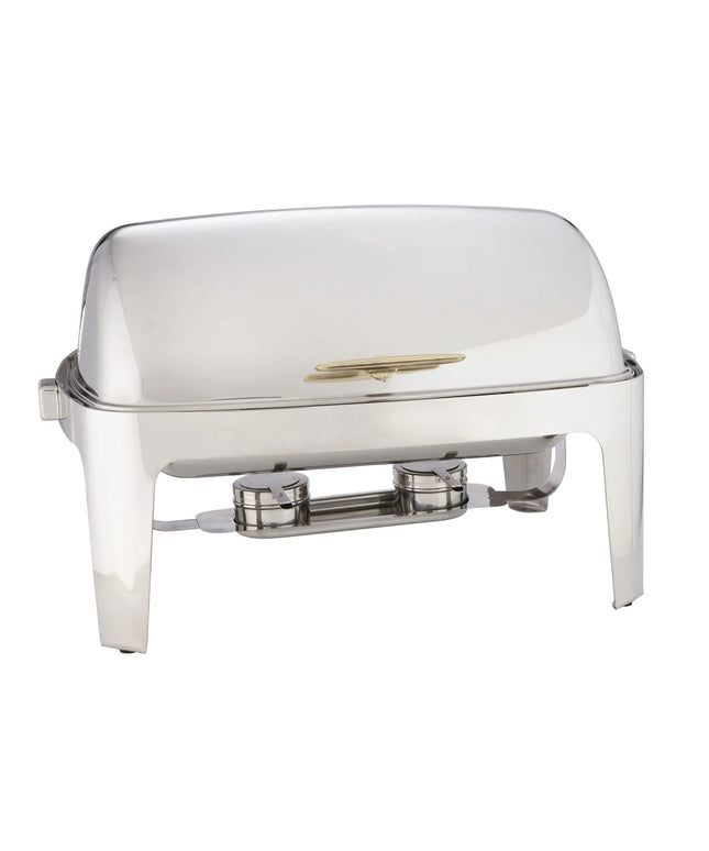 Nồi Hâm Nóng Thức Ăn Nguyên Khổ American Metalcraft GOLDAGRT26 Nắp Cuốn Dùng Nhiên Liệu