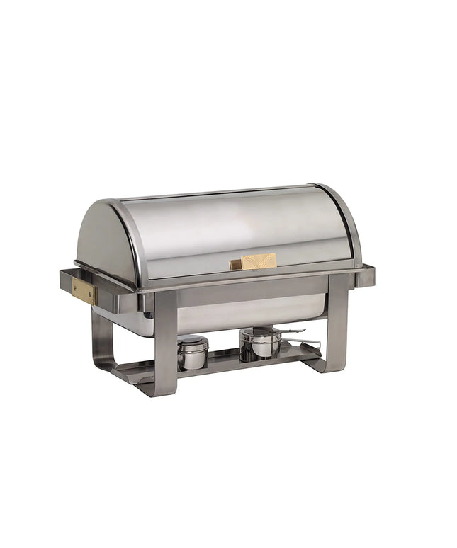 Nồi Hâm Nóng Thức Ăn Nguyên Khổ American Metalcraft MACD3 Nắp Cuốn Dùng Nhiên Liệu
