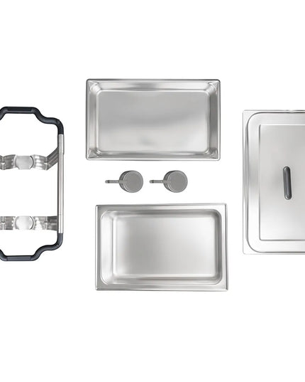 Nồi Hâm Nóng Thức Ăn Nguyên Khổ Vollrath 99860 Nắp Rời Dùng Nhiên Liệu