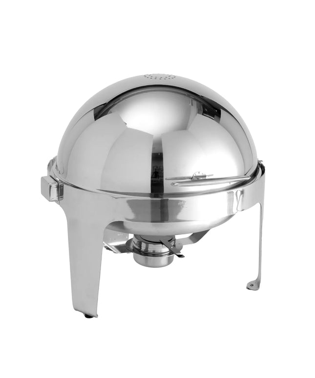 Nồi Hâm Nóng Thức Ăn Tròn American Metalcraft ADAGIORD18 Nắp Cuốn Dùng Nhiên Liệu