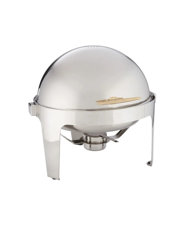 Nồi Hâm Nóng Thức Ăn Tròn American Metalcraft GOLDAGRD18 Nắp Cuốn Dùng Nhiên Liệu