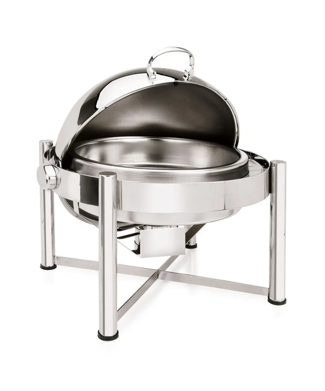 Nồi Hâm Nóng Thức Ăn Tròn Eastern Tabletop 3128 7.6 l Nắp Cuốn Thép Không Gỉ