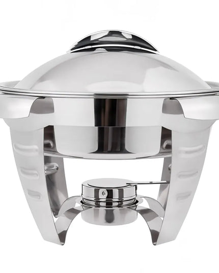 Nồi Hâm Nóng Thức Ăn Tròn Vollrath 49522 Nắp Rời Dùng Nhiên Liệu