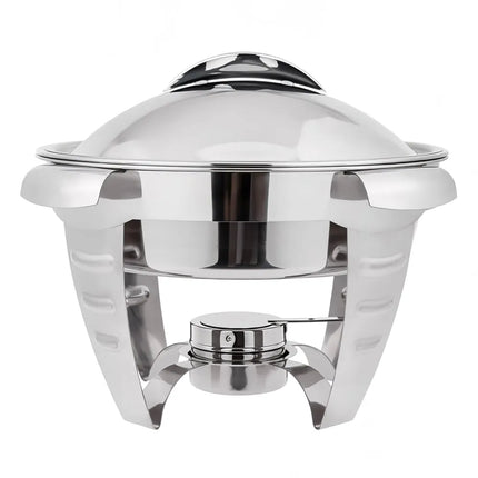 Nồi Hâm Nóng Thức Ăn Tròn Vollrath 49522 Nắp Rời Dùng Nhiên Liệu