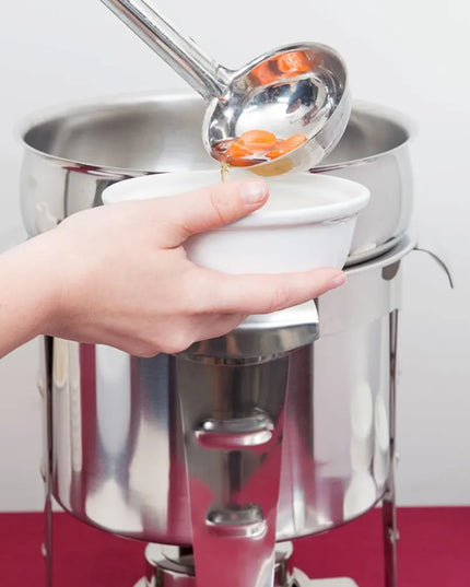 Nồi Hâm Nóng Thức Ăn Tròn Vollrath 49524 Nắp Rời Dùng Nhiên Liệu