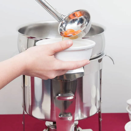 Nồi Hâm Nóng Thức Ăn Tròn Vollrath 49524 Nắp Rời Dùng Nhiên Liệu