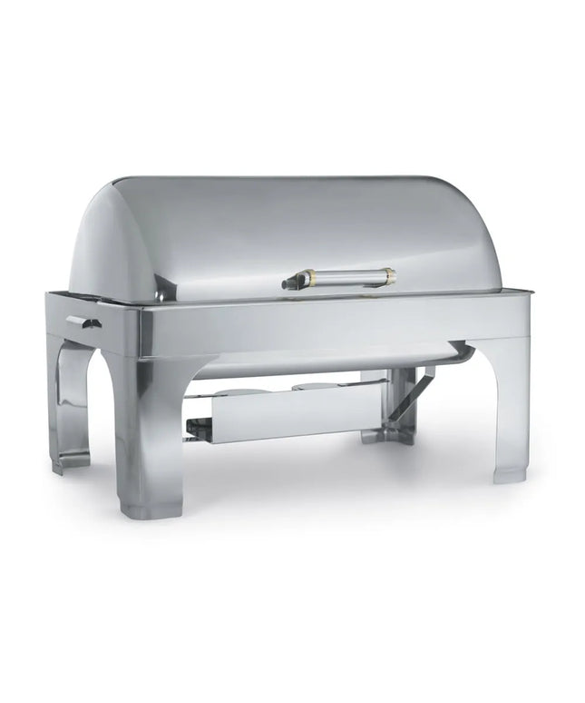 Nồi Hâm Nóng Thức Ăn Vollrath 46255 Cỡ Đầy Đủ Nắp Cuốn Đốt Cồn