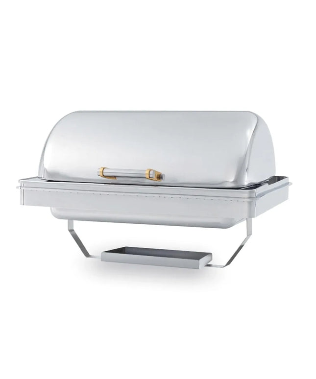 Nồi Hâm Nóng Thức Ăn Vollrath 46258 Cỡ Đầy Đủ Nắp Cuốn Đốt Cồn
