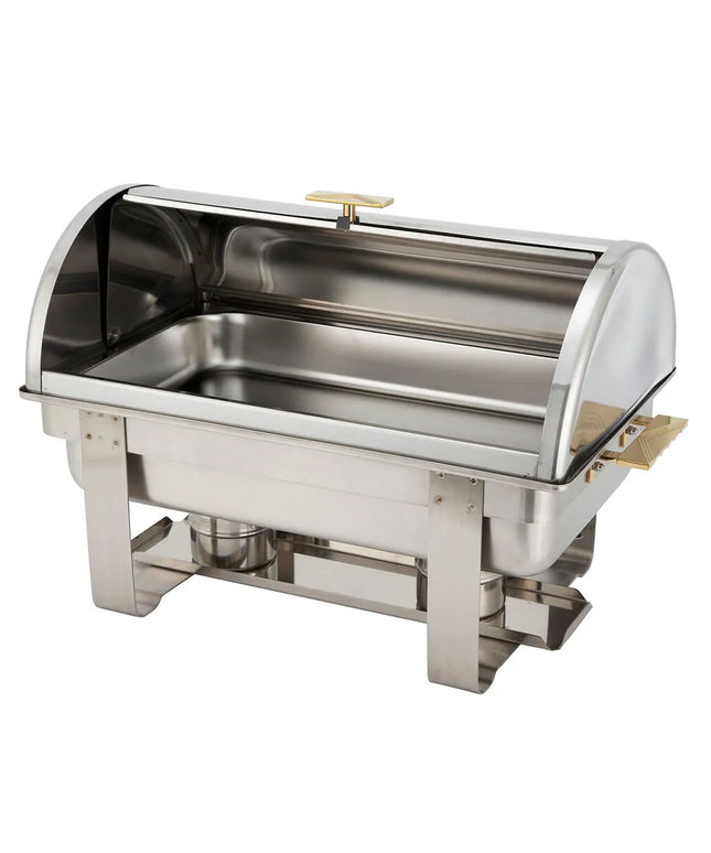 Nồi Hâm Nóng Thức Ăn Winco C-5080 Nắp Cuốn Full Size Kèm Bộ Đốt Nhiên Liệu