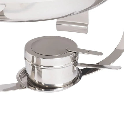 Nồi Hâm Nóng Tròn Vollrath 46070 Nắp Cuốn Đốt Cồn