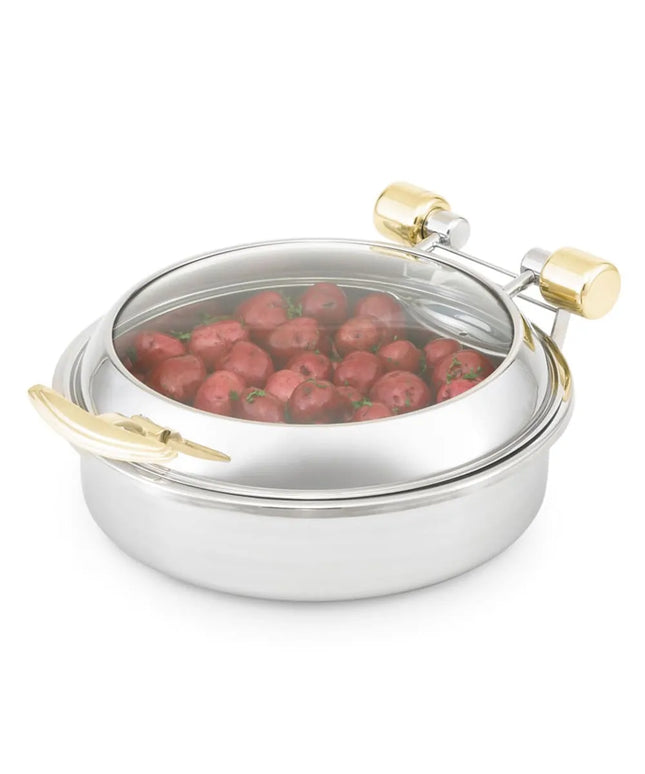 Nồi Hâm Nóng Tròn Vollrath 46124 Nắp Bản Lề Dùng Từ