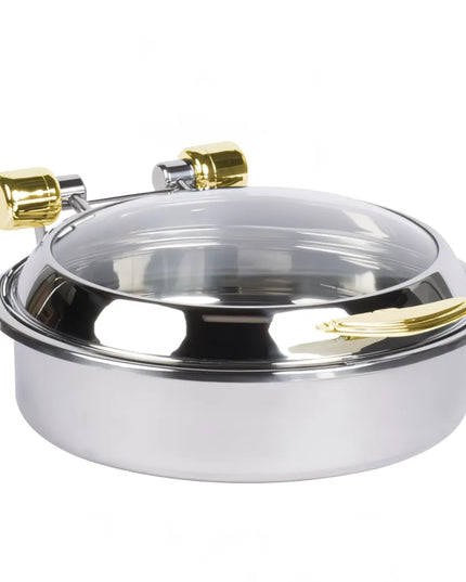 Nồi Hâm Nóng Tròn Vollrath 46124 Nắp Bản Lề Dùng Từ