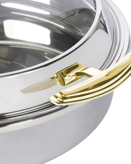 Nồi Hâm Nóng Tròn Vollrath 46124 Nắp Bản Lề Dùng Từ