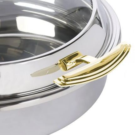 Nồi Hâm Nóng Tròn Vollrath 46124 Nắp Bản Lề Dùng Từ