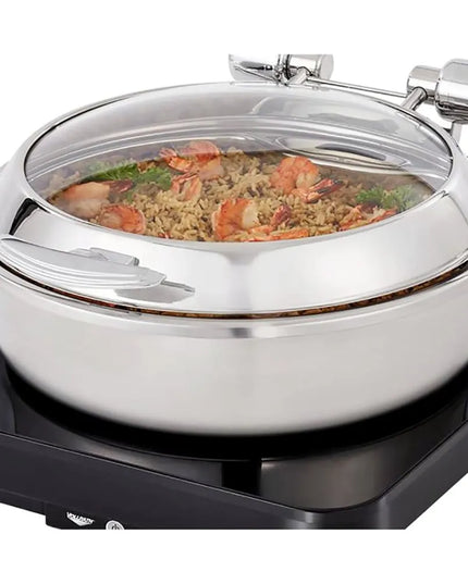 Nồi Hâm Nóng Tròn Vollrath 46125 Nắp Bản Lề Cảm Ứng Từ