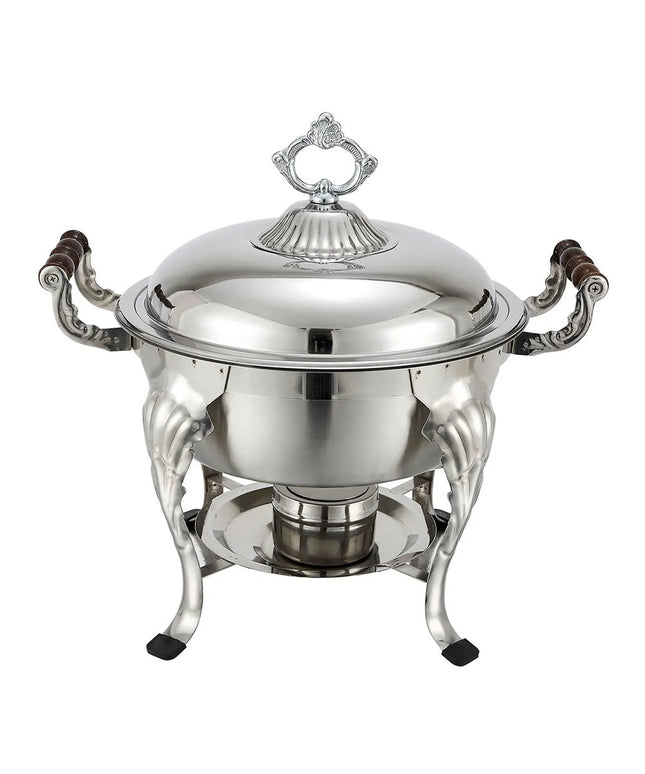 Nồi Hâm Nóng Tròn Winco 708 Nắp Rời Dùng Nhiên Liệu