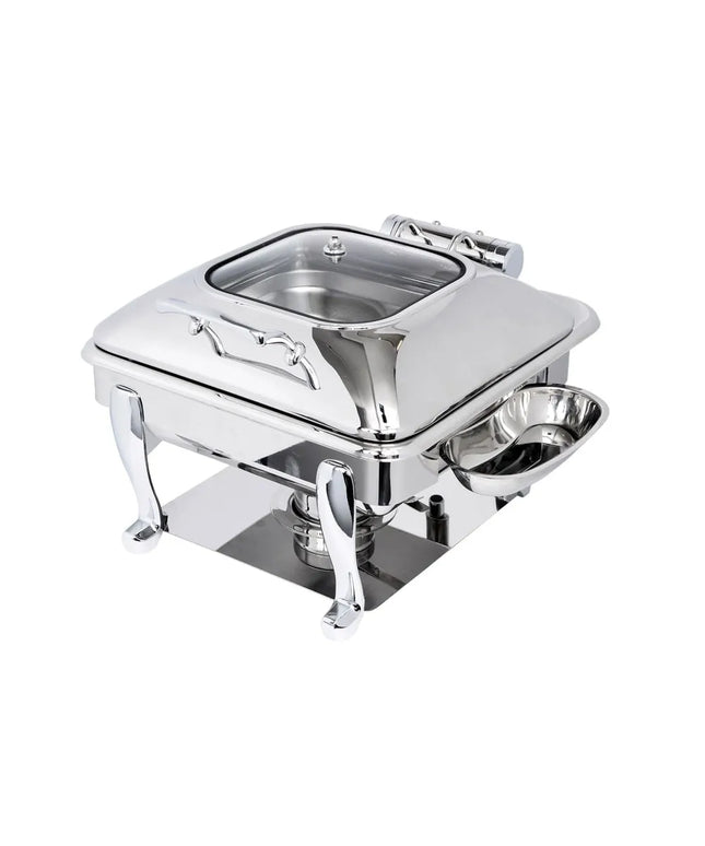 Nồi Hâm Nóng Vuông Cảm Ứng Từ Eastern Tabletop 3934GS 5.7 lít Nắp Kính Bản Lề Inox