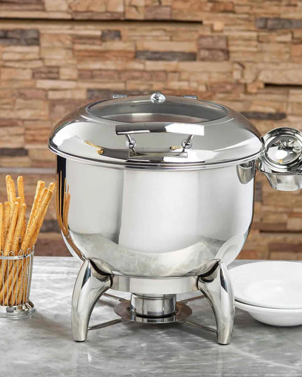 Nồi Hâm Súp Tablecraft CW40178 10.4 lít Nắp Bản Lề Đốt Nhiên Liệu