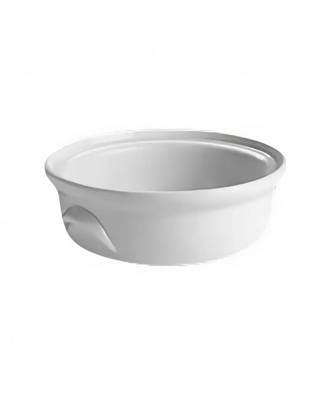 Nồi Hầm Tròn Hall China HL8220BWHA 414 ml Có Tay Cầm - Sứ, Trắng