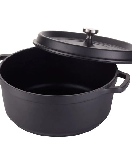 Nồi Hầm Tròn Ironlite Spring USA 8658-8/28 6.8 l - Nhôm, Đen