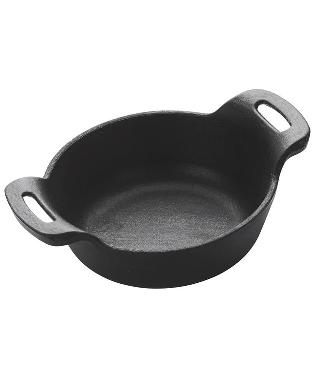 Nồi Phục Vụ Tròn Mini Cảm Ứng Winco CASM-5R Gang Đúc Men Đen Nhám 13 cm