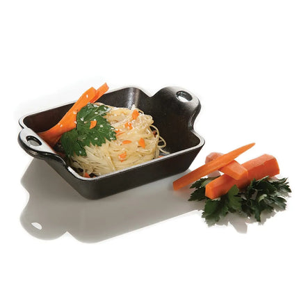Nồi Phục Vụ Vuông Mini Lodge HMSS Gang Đúc Có Tay Cầm 295 ml