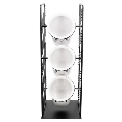 Ống Đựng Dao Dĩa 3 Ngăn Cal-Mil 4105-13 Khung Dây Kim Loại Màu Đen