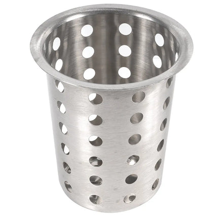 Ống Đựng Dao Dĩa Tròn Browne 80110 Đường Kính 9.5 cm Có Lỗ Thoát Nước Inox