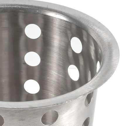 Ống Đựng Dao Dĩa Tròn Browne 80110 Đường Kính 9.5 cm Có Lỗ Thoát Nước Inox