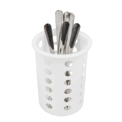 Ống Đựng Dao Muỗng Nĩa Tablecraft PP33 10.8 x 14 cm Nhựa Polypropylene Màu Trắng
