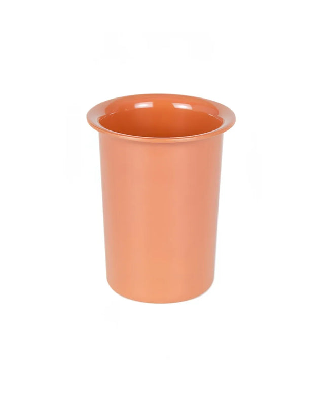 Ống Đựng Dao Muỗng Nĩa Tròn Cal-Mil 1017-62 11.4 cm, Cao 14 cm, Melamine, Màu Cam Terra Cotta