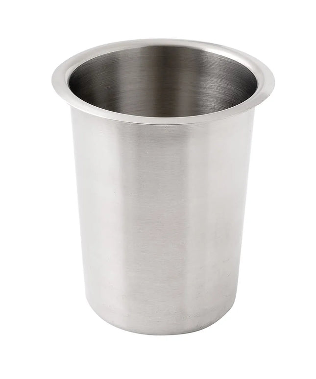 Ống Đựng Dao Muỗng Nĩa Tròn Cal-Mil 1017-SOLID 11.4 cm, Không Lỗ, Cao 14 cm, Inox