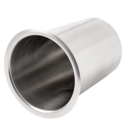 Ống Đựng Dao Muỗng Nĩa Tròn Cal-Mil 1017-SOLID 11.4 cm, Không Lỗ, Cao 14 cm, Inox