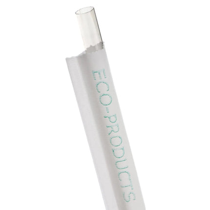 Ống Hút Jumbo Có Bọc Eco Products 24.1cm - PLA, Trong Suốt (EP-ST990)
